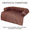 Pet Adobe Pet Adobe Furniture Protector Pet Cover with Bolster - Brown - 30x30.5 352193CXF - alternate 2